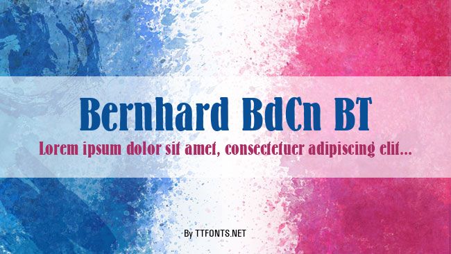 Bernhard BdCn BT example